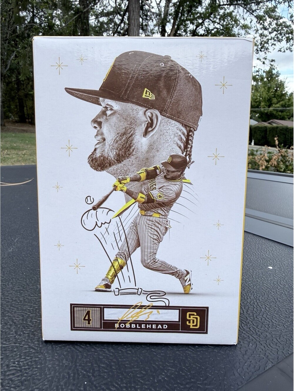 QuidelOrtho Luis Arraez San Diego Padres Baseball Bobblehead Gold
